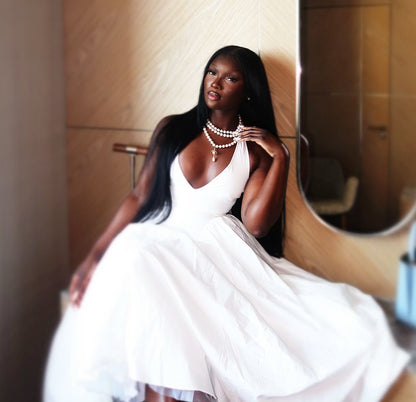 Sophisticated Sleeveless Long Dress