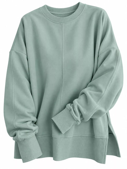 Oversized crew neck sweatshirt, view 56