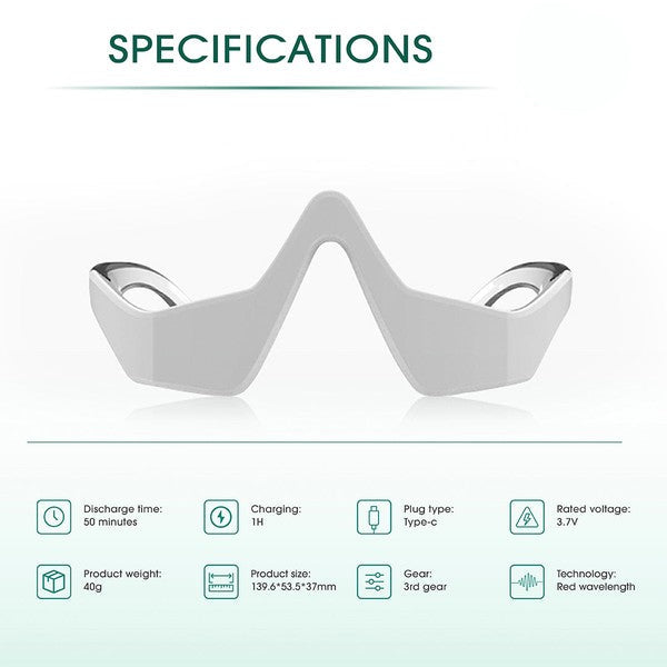 Under-Eye Red Light Therapy Skin Rejuvenation 