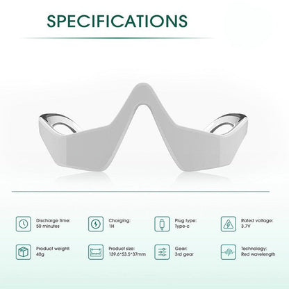 Under-Eye Red Light Therapy Skin Rejuvenation 