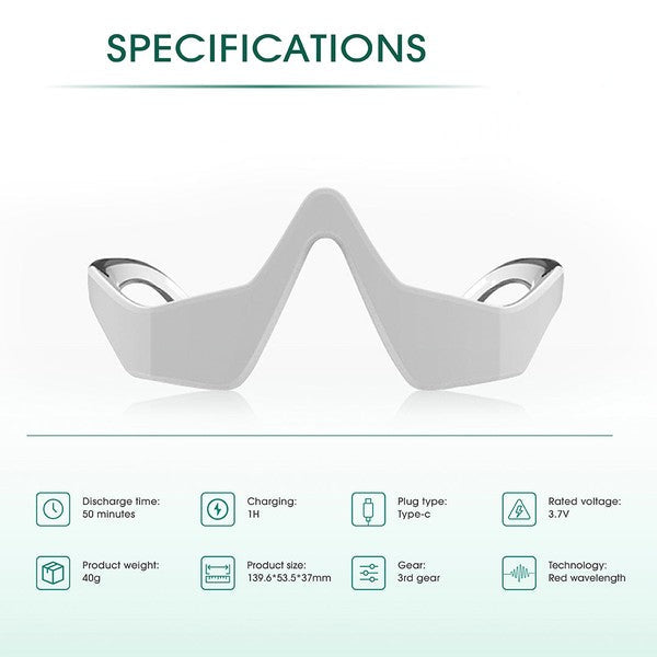 Under-Eye Red Light Therapy Skin Rejuvenation