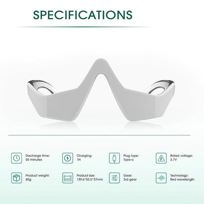 Under-Eye Red Light Therapy Skin Rejuvenation