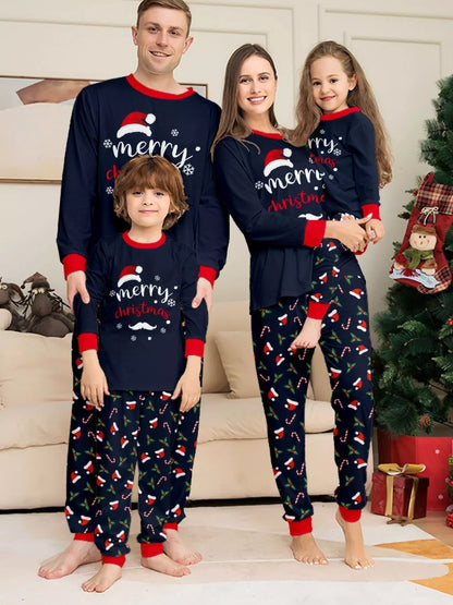 Full Size Family Matching Christmas Pajama Set Plus Size