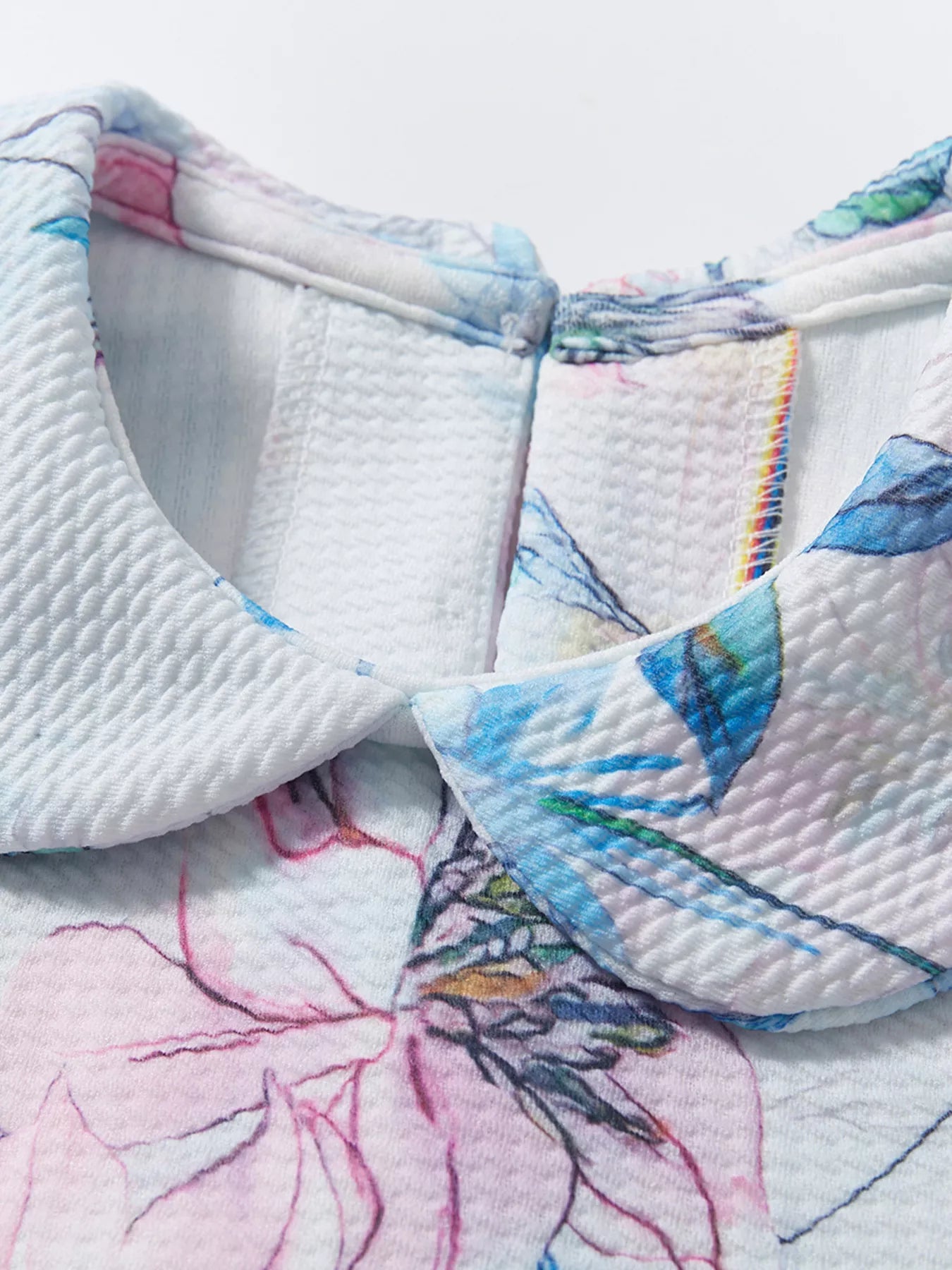 Children's Floral Puff Sleeve Dress