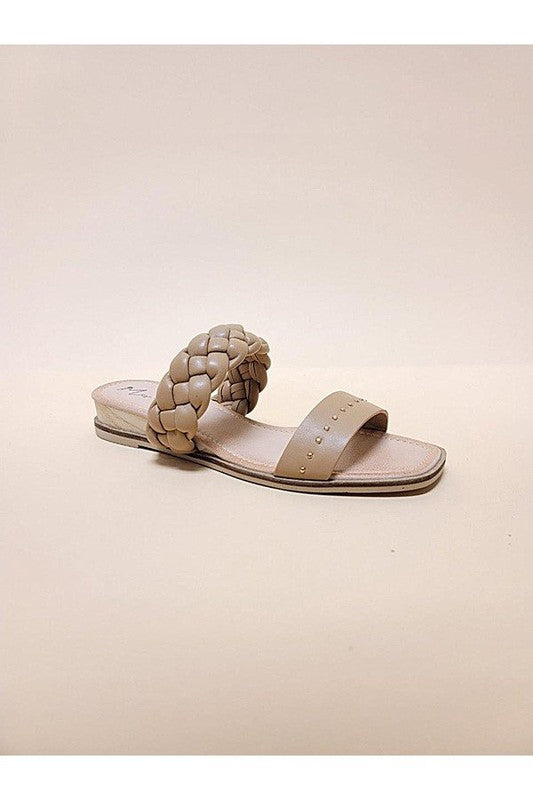 Braided Open Toe Casual Sandals