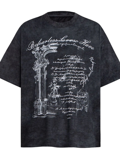 Men's Graphic Round Neck T-Shirt