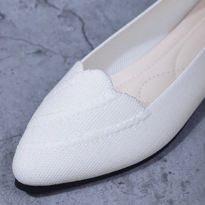 Point Toe Flat Slip-Ons
