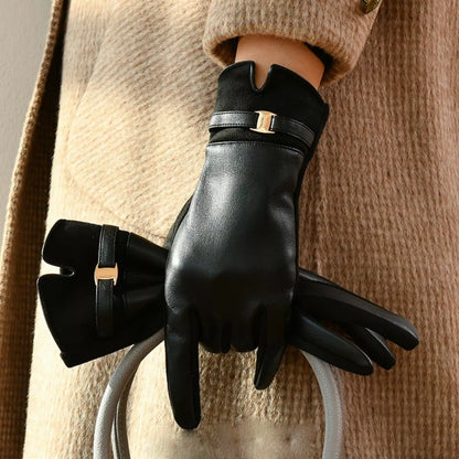 Buckle Detail Gloves