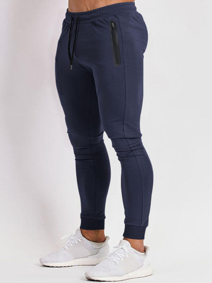 Drawstring Plus Size Pants with Pockets