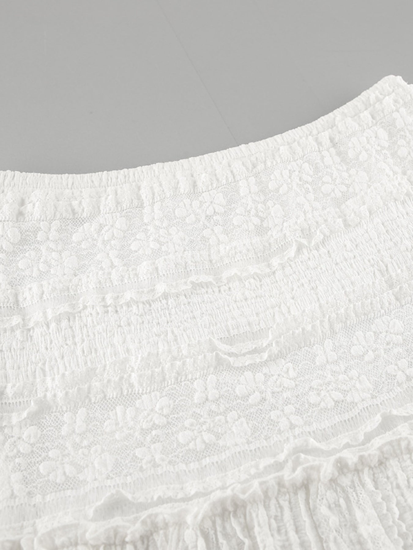 Lace Tiered Maxi Skirt