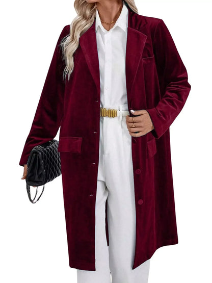 Long Sleeve Longline Coat