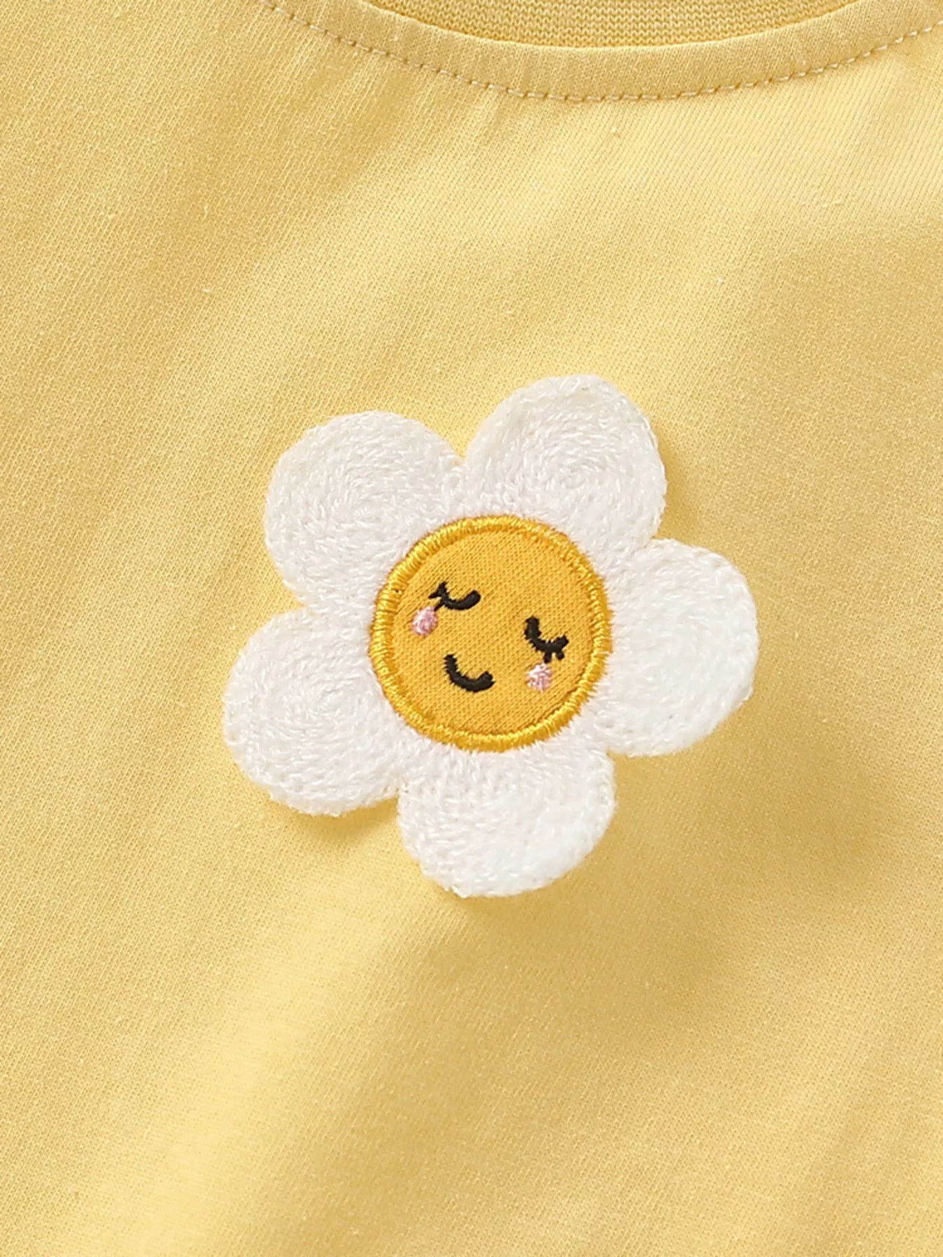 Children's Sunny Daisy T-Shirt and Shorts Set