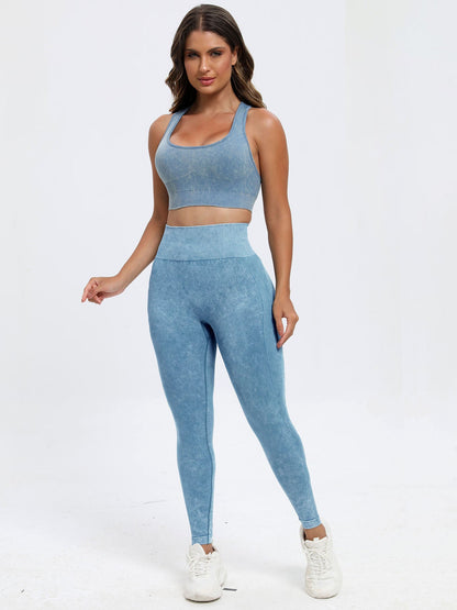 Wide Strap Top and Pants Active Set