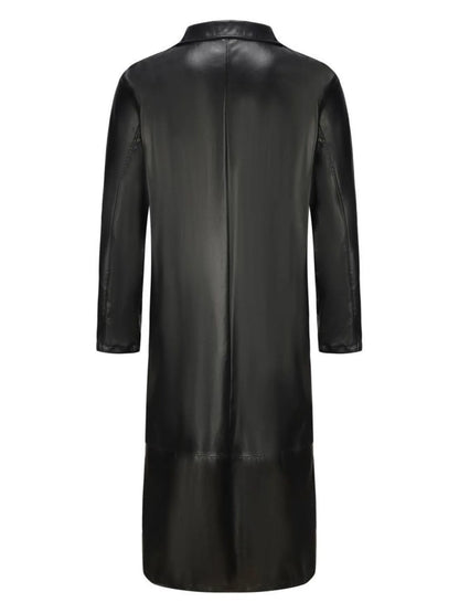 Men's Full Size Button Up Longline Jacket