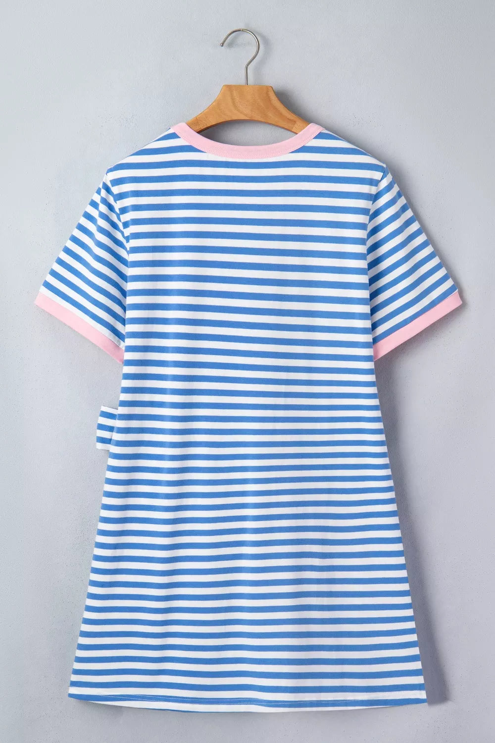 Stripe Nautical Tie Mini Dress