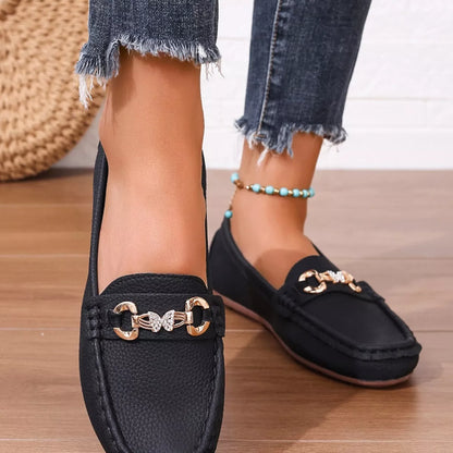 Round Toe Slip-Ons