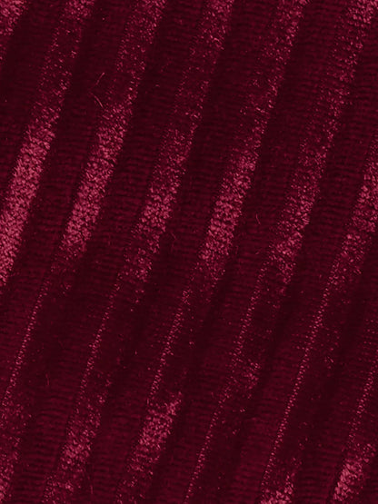 Velvet Tie Front Tiered Mini Dress