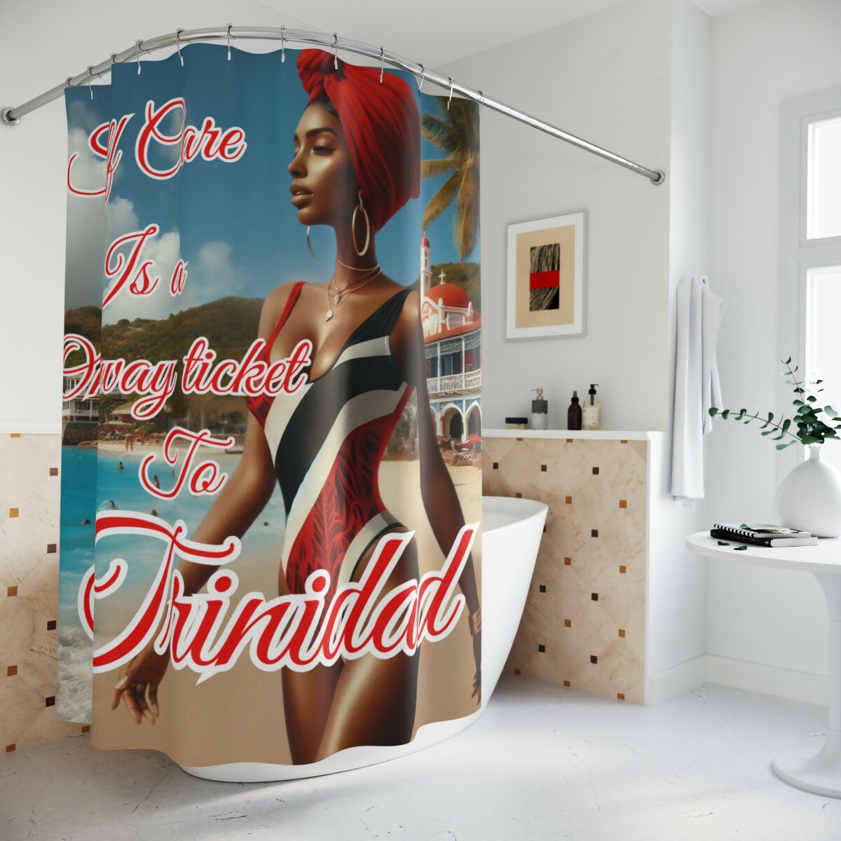 Caribbean Dreamscape Collection - Shower Curtains