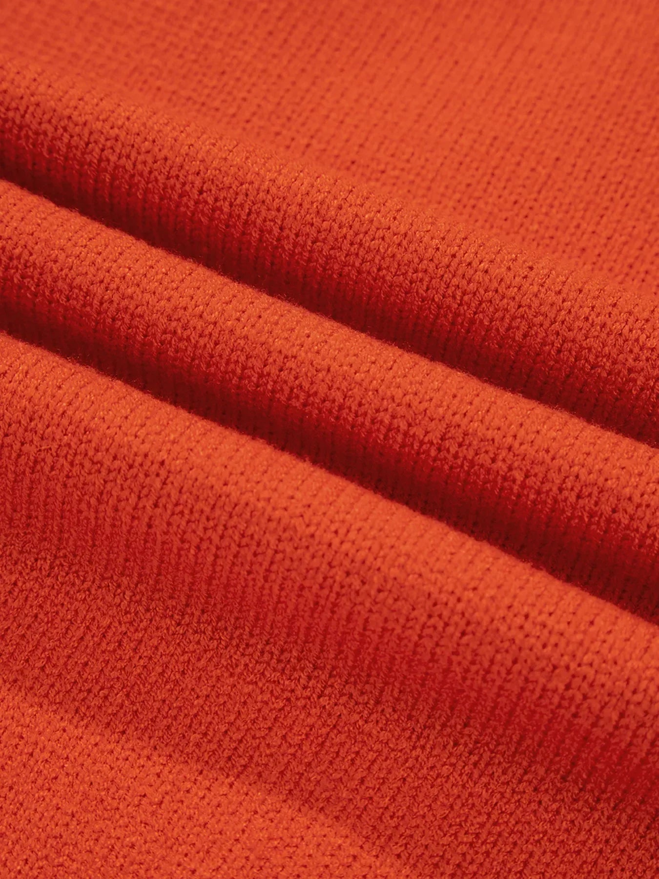 Collared V Neck Ribbed Edge Sweater