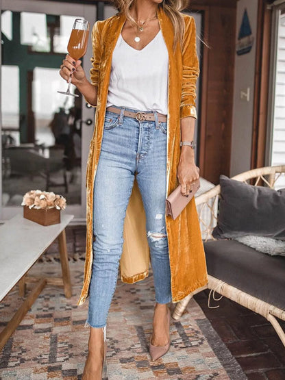 Long Sleeve Longline Cardigan