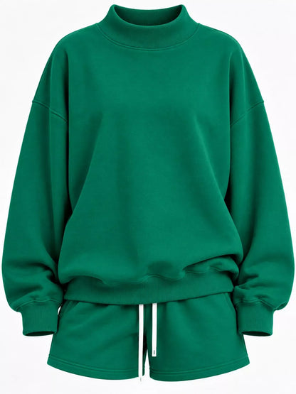 Plus Size Oversized Dropped-Shoulder Sweatshirt, 13 Colors