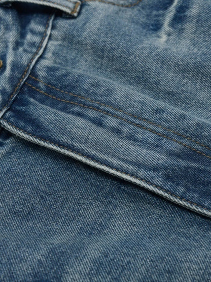 Men's Wash Relaxed Fit Denim Shorts