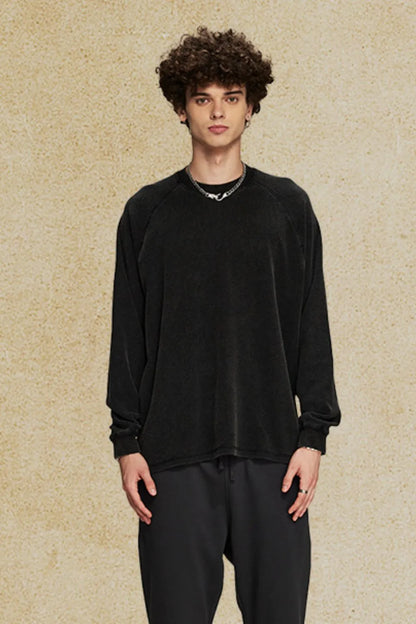 Men's Round Neck Long Sleeve T-Shirt