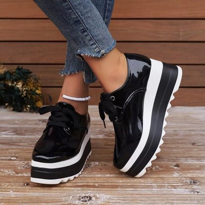 Lace Up Platform Sneakers