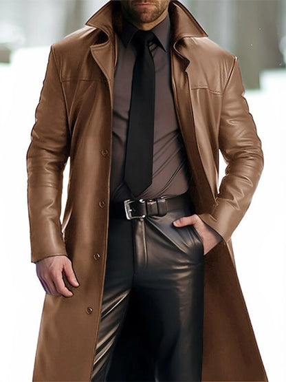 Men's Full Size Button Jacket