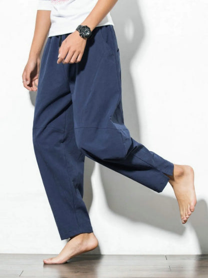 Men's Plus Size Casual Drawstring Pants