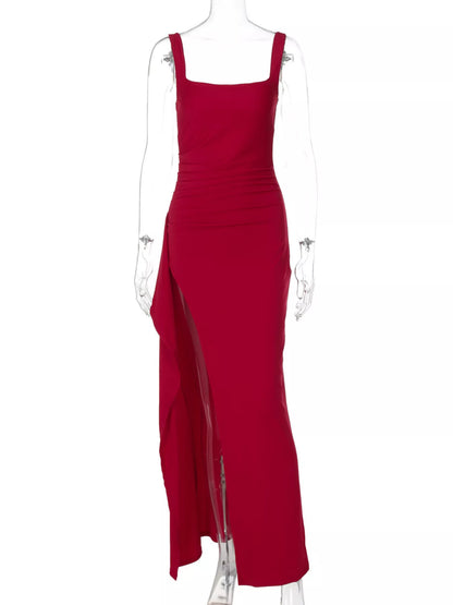 Plus size square neck maxi dress, view 11
