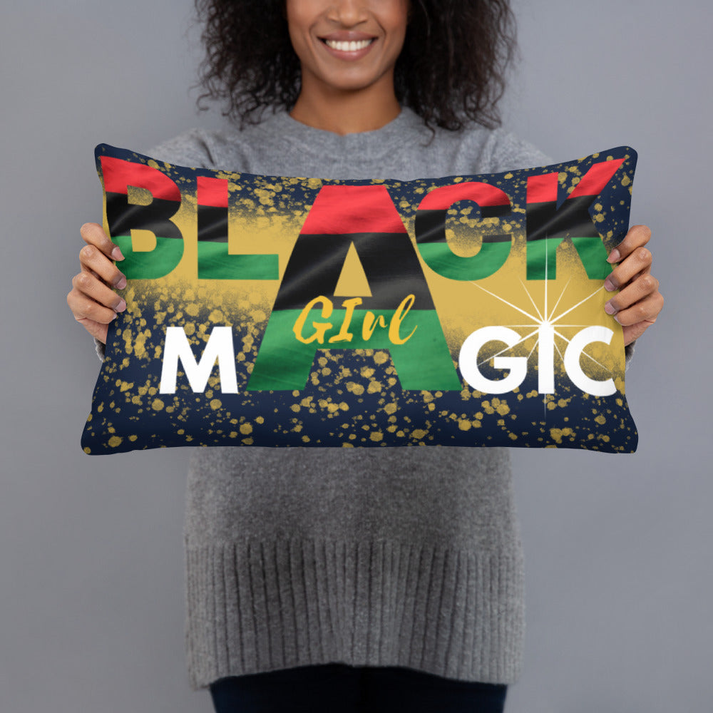 Black Girl Magic Throw Pillow - MONLANE