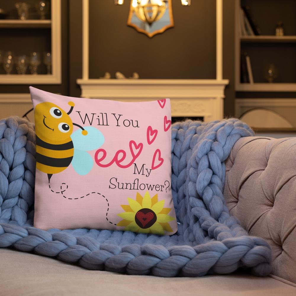 Will You Be My Sunflower Premium Pillow™️ - MONLANE