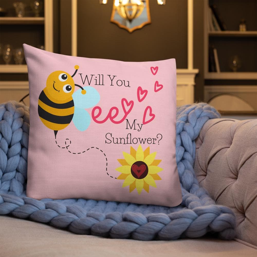 Will You Be My Sunflower Premium Pillow™️ - MONLANE