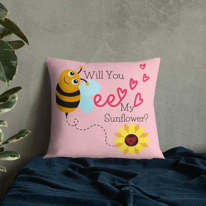 Will You Be My Sunflower Premium Pillow™️ - MONLANE