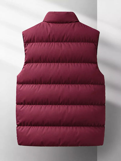 Men's lightweight puffer vest, view 19