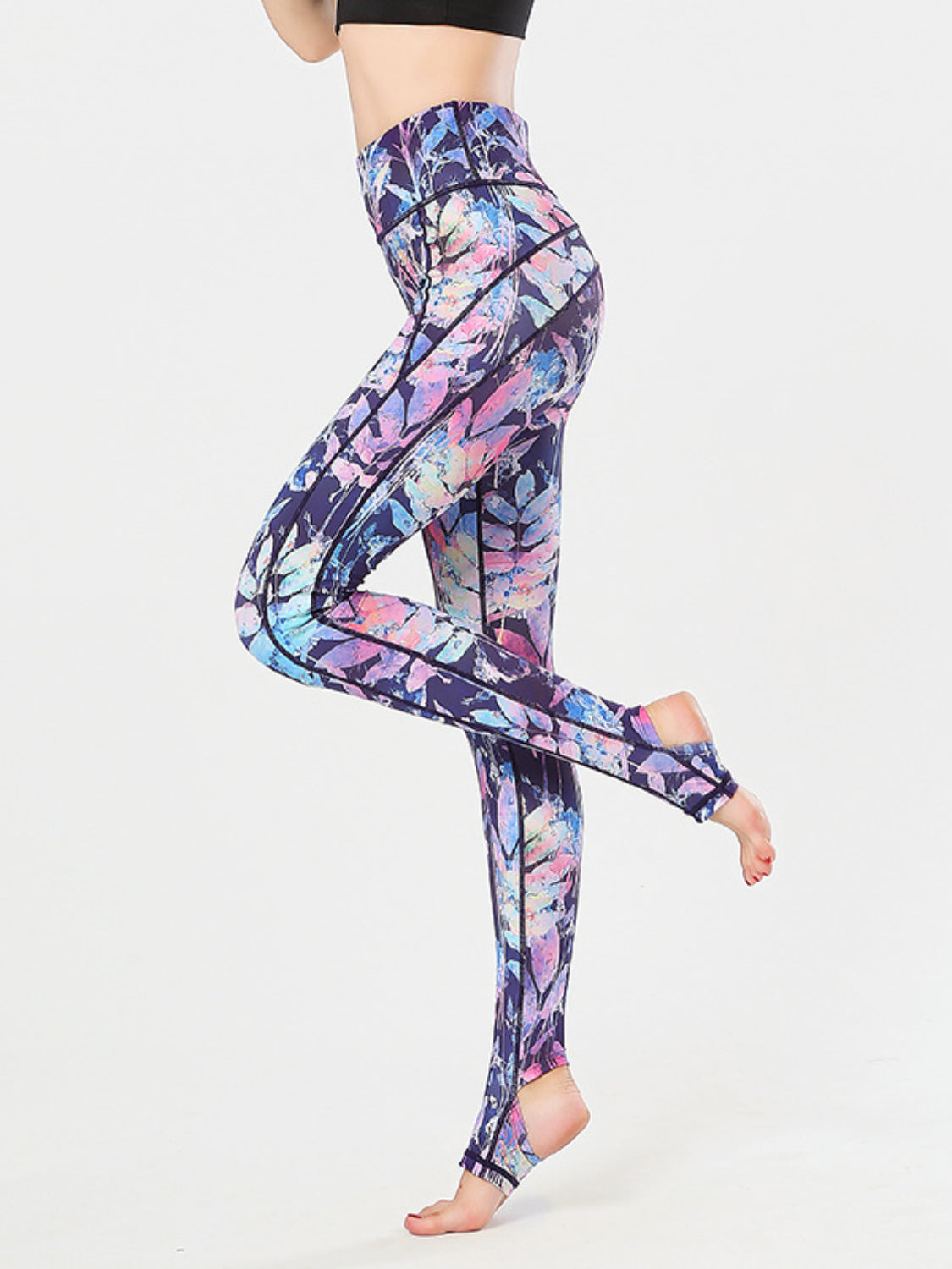 Wide Waistband Active Leggings