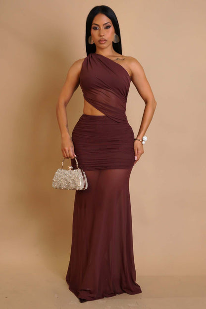 Single Shoulder Dress