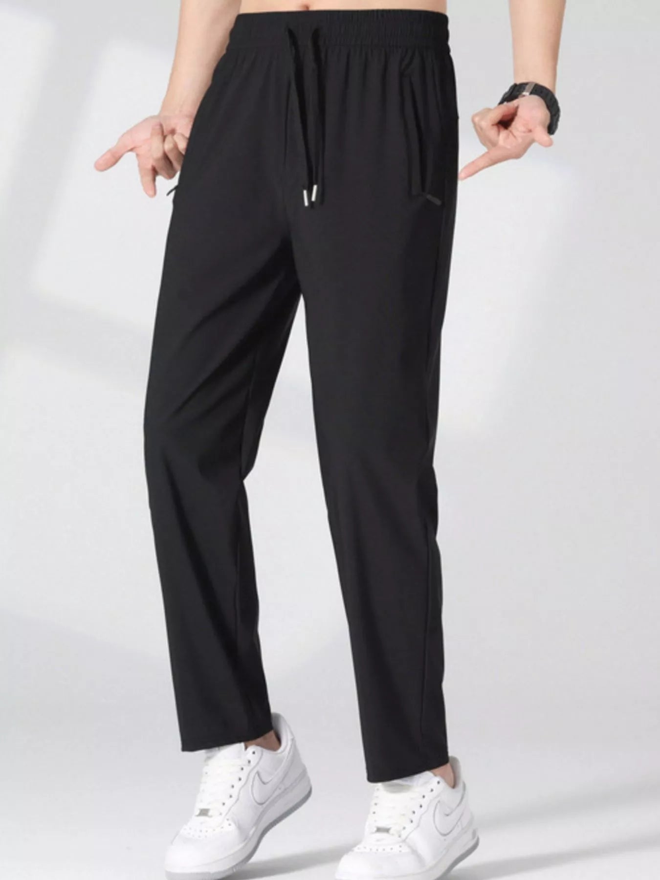 Men's Plus Size Casual Lightweight Quick-Dry Pants