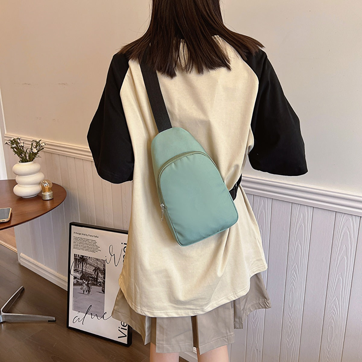 Cloth Backpack Bag and Sling Bag