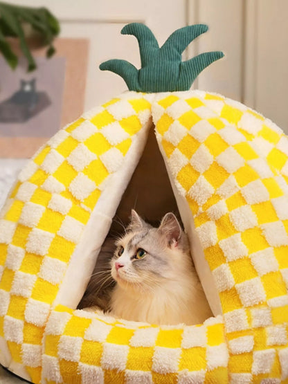 Pineapple Shaped Cozy Pet Nest