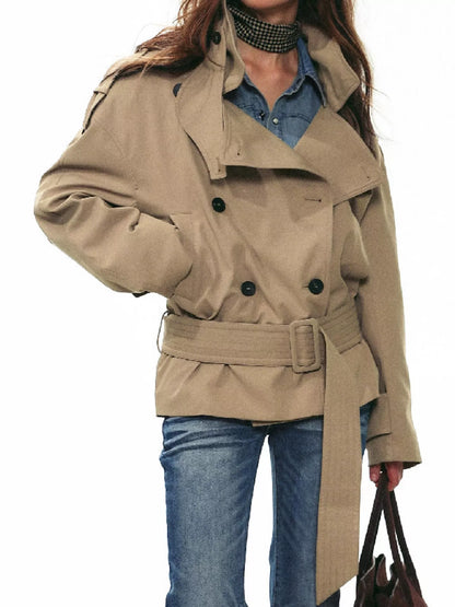 Belted trench jacket, view 10