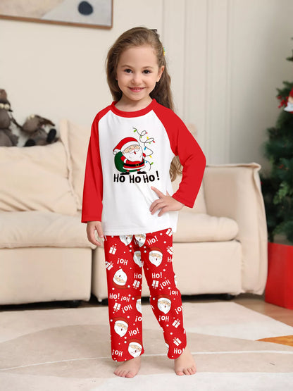 Matching Family Christmas Santa Claus Pajamas Set Plus Size