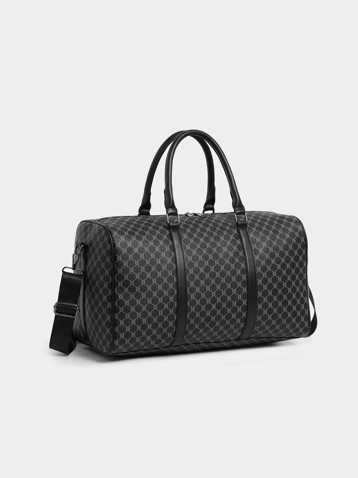 Geometric Pattern Travel Duffel Bag