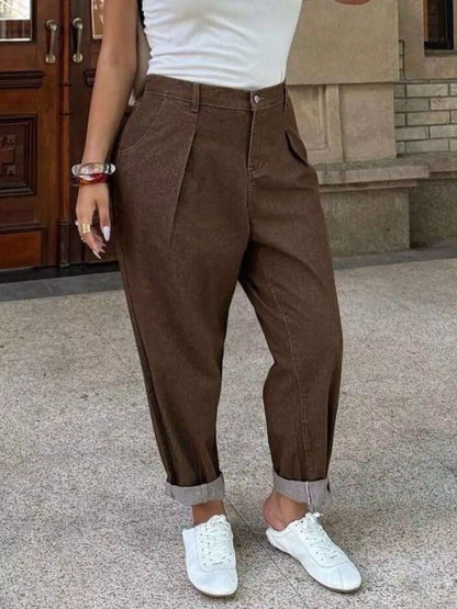 Plus size loose fit jeans, view 6