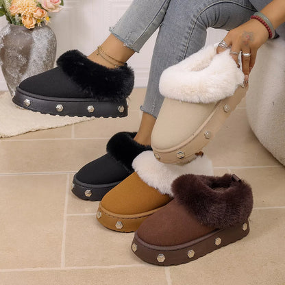 Round Toe Platform Boots