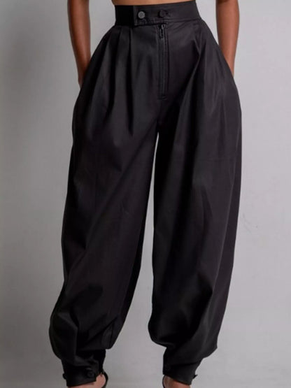 Plus size balloon leg jeans, view 6