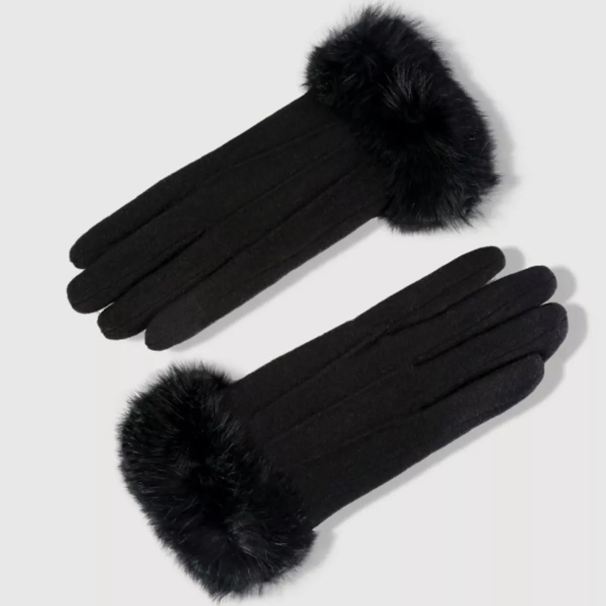 Fur Cuff Gloves