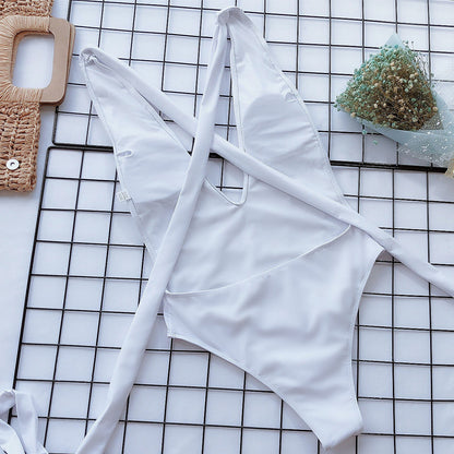 V Tied One-Piece Swimsuit