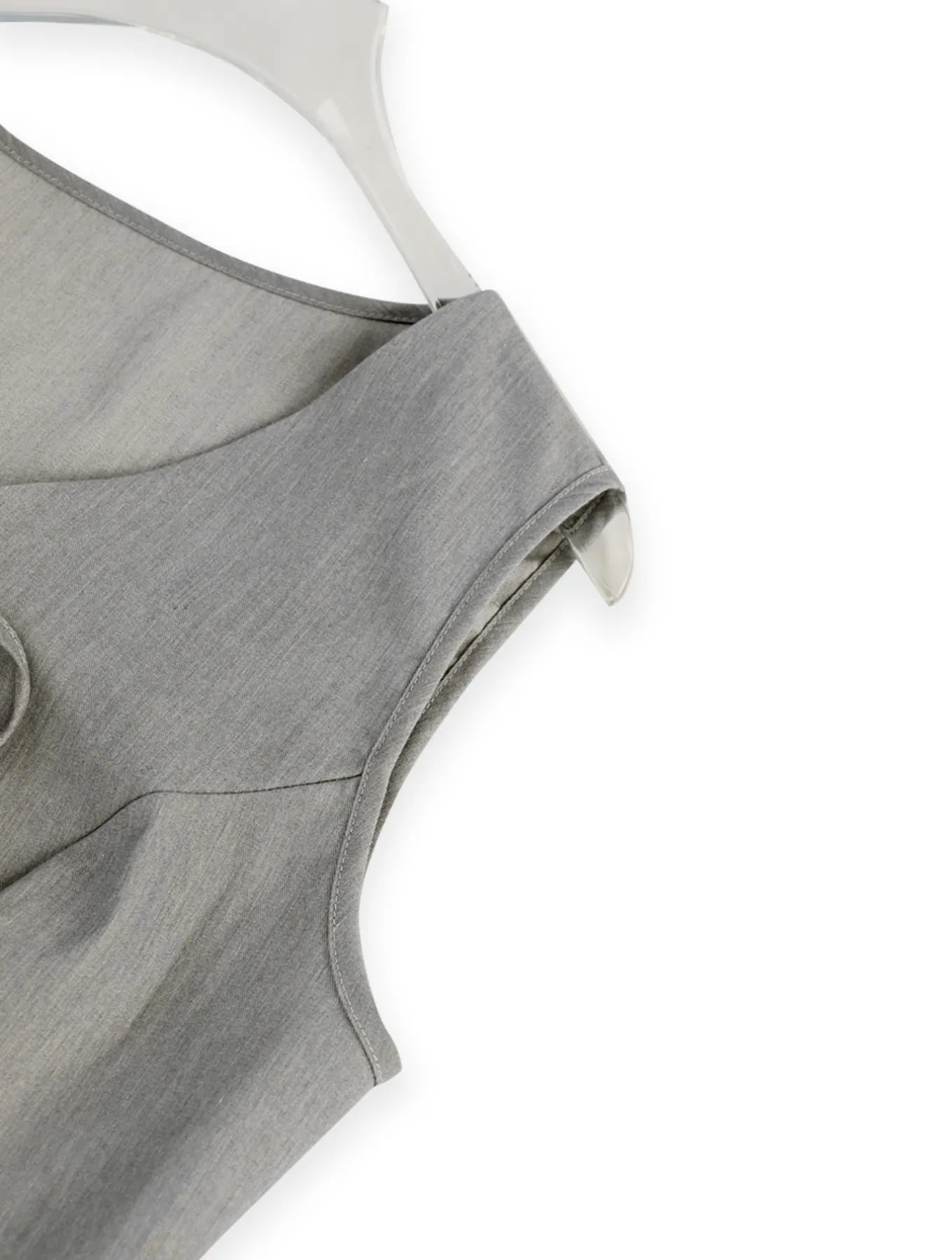 Tie Front Vest and Wide Leg Pants Set